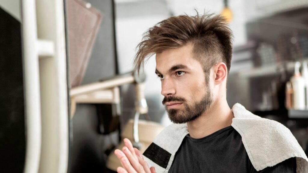 wolf cut hairstyle male