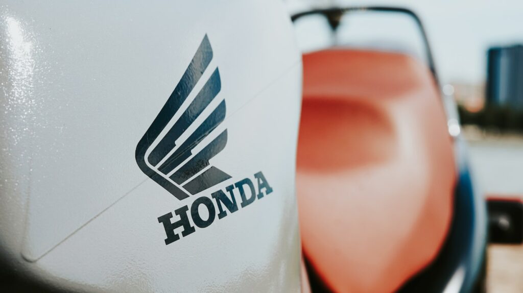 vintage honda motorcycle logo