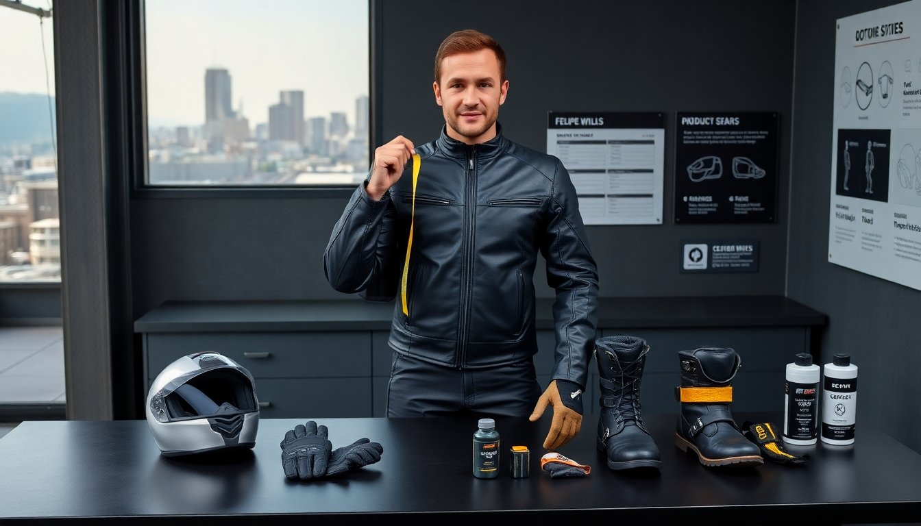 motorcycle gear felipe willis